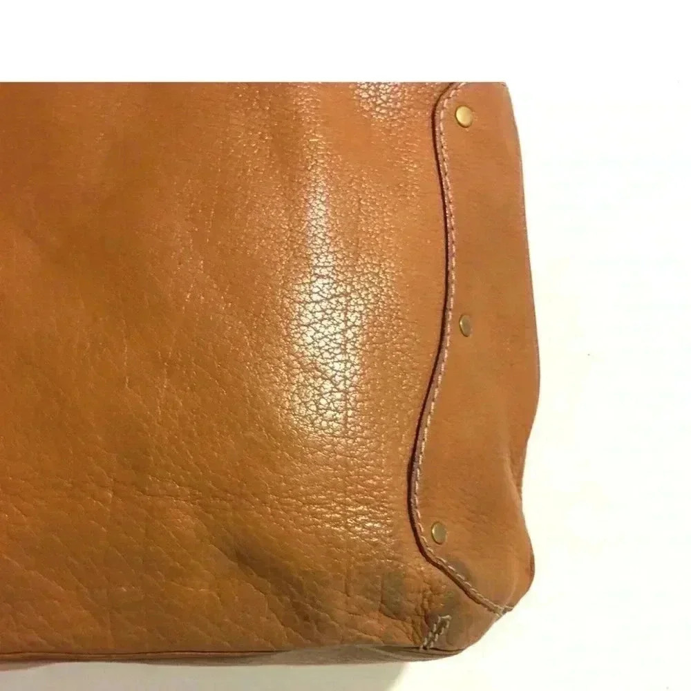 Michael kors brown distressed leather shoulder handbag - Picture 11 of 13